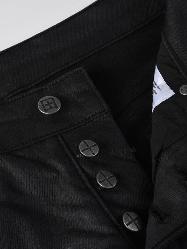 Black Gold Writing Jeans