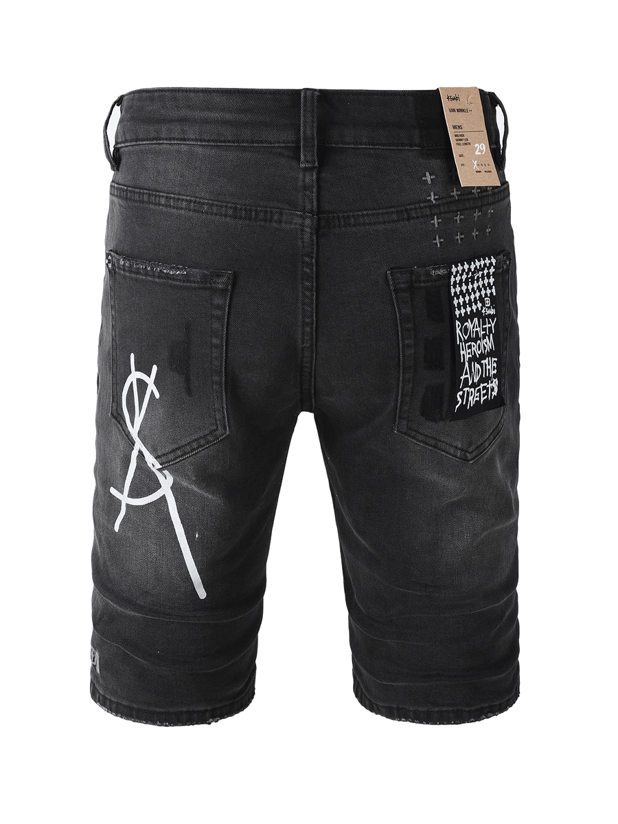 Black Gray Classic Jeans