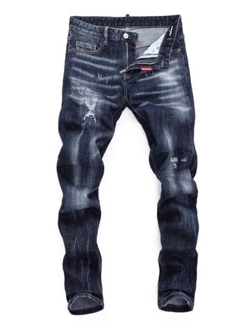 Dark Denim Ripped Jeans