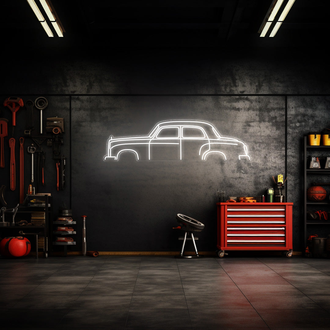 190D 1959 Neon Silhouette