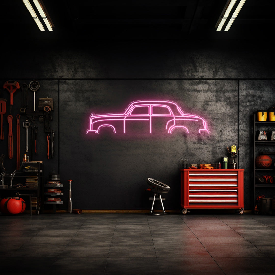 190D 1959 Neon Silhouette