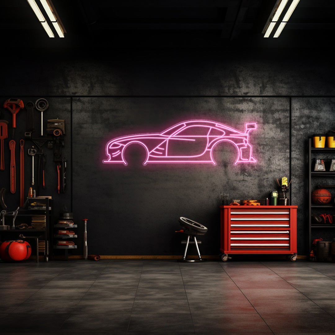 Z4 GTR Detailed Neon Silhouette