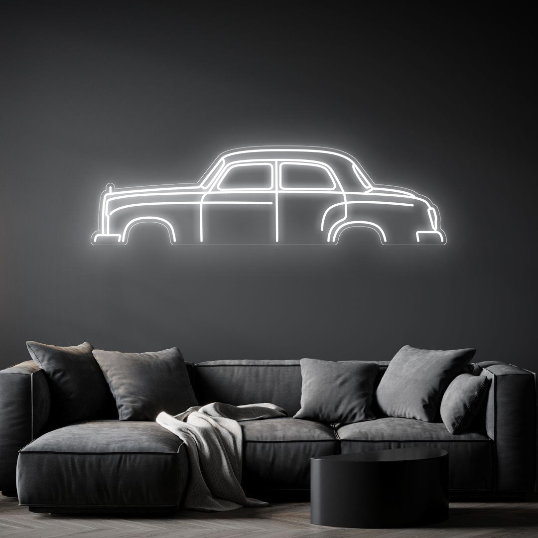 190D 1959 Neon Silhouette