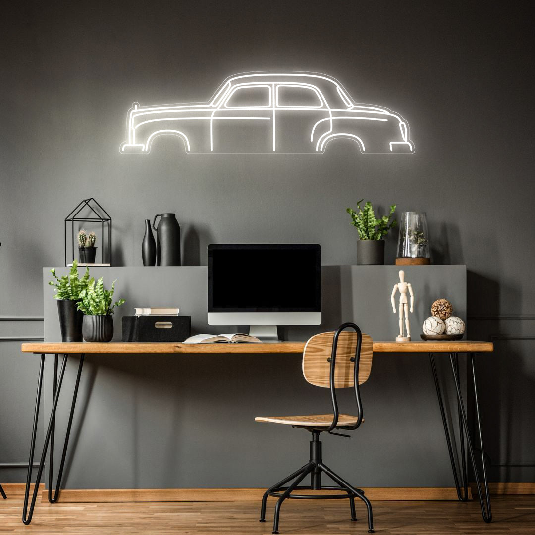 190D 1959 Neon Silhouette