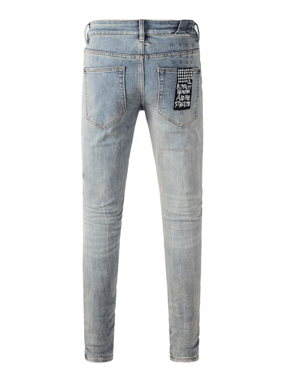 Washed Light Blue Classic Jeans