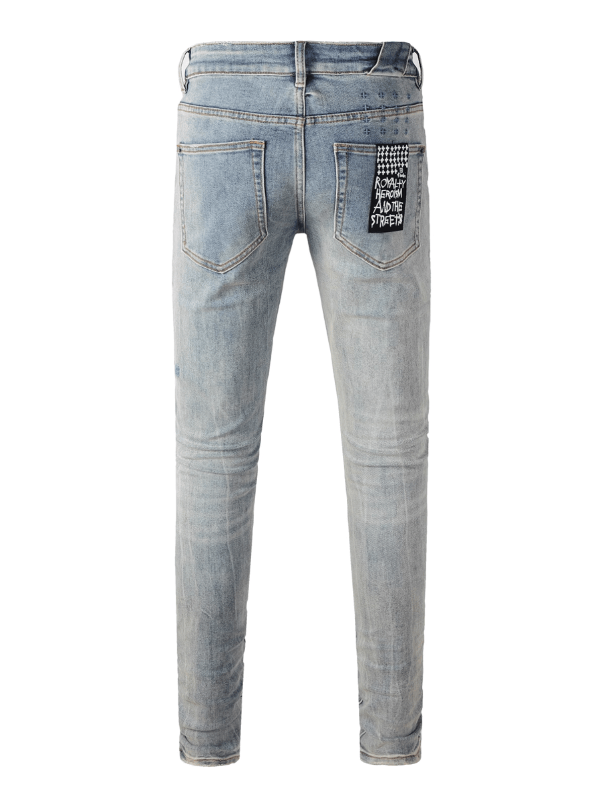 Washed Light Blue Classic Jeans