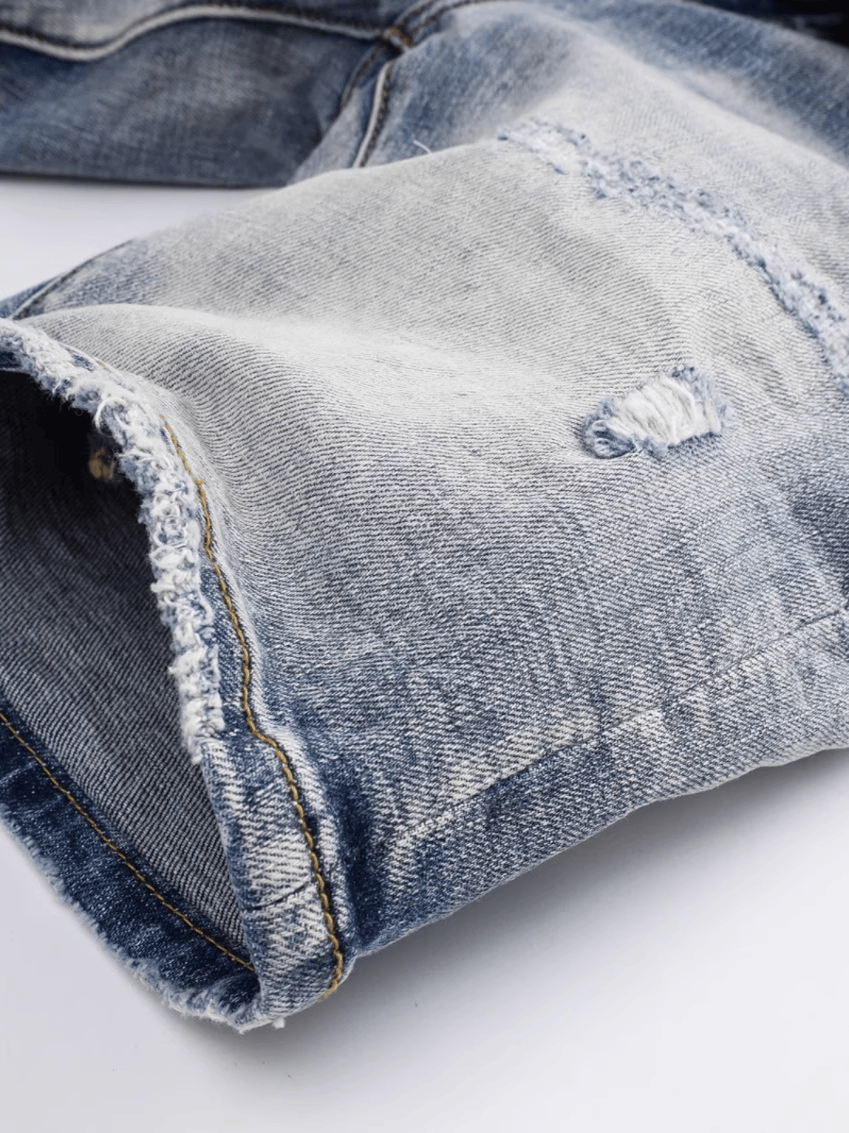 Light Blue Ripped Jeans