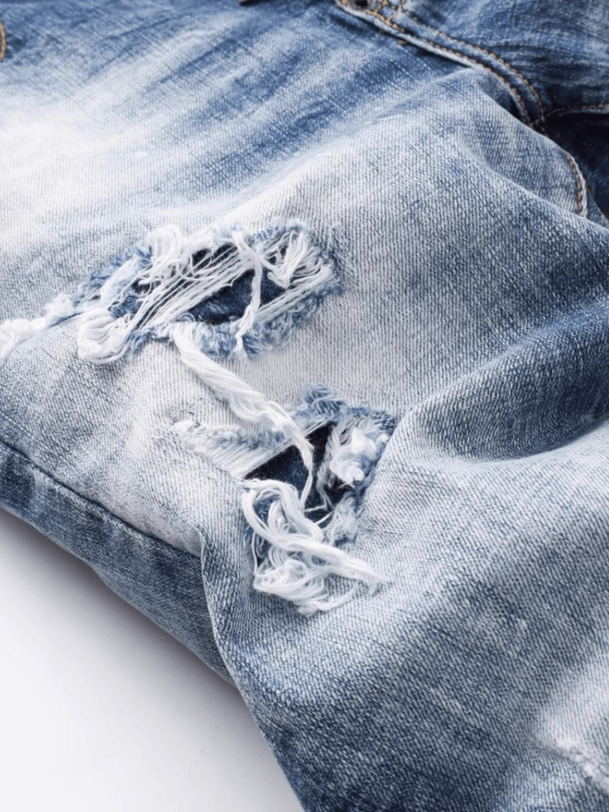 Light Blue Ripped Jeans