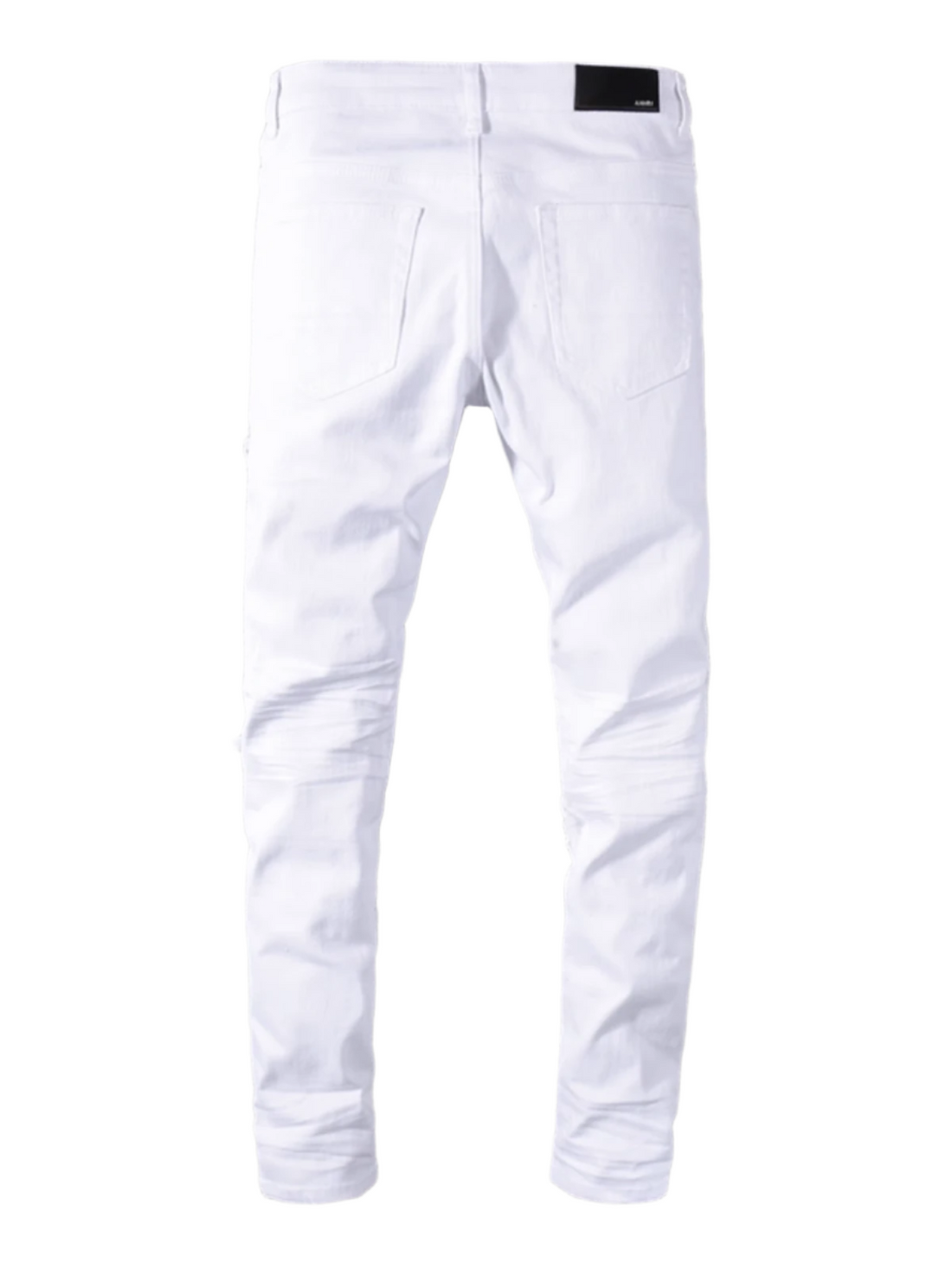 White Patch Jeans