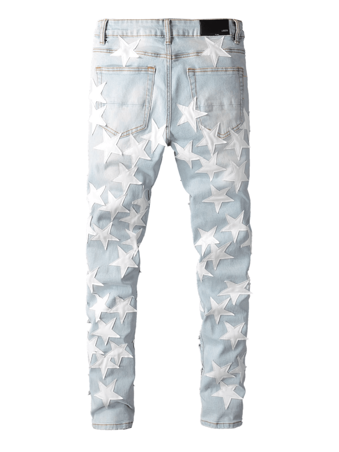 Denim White Star Jeans