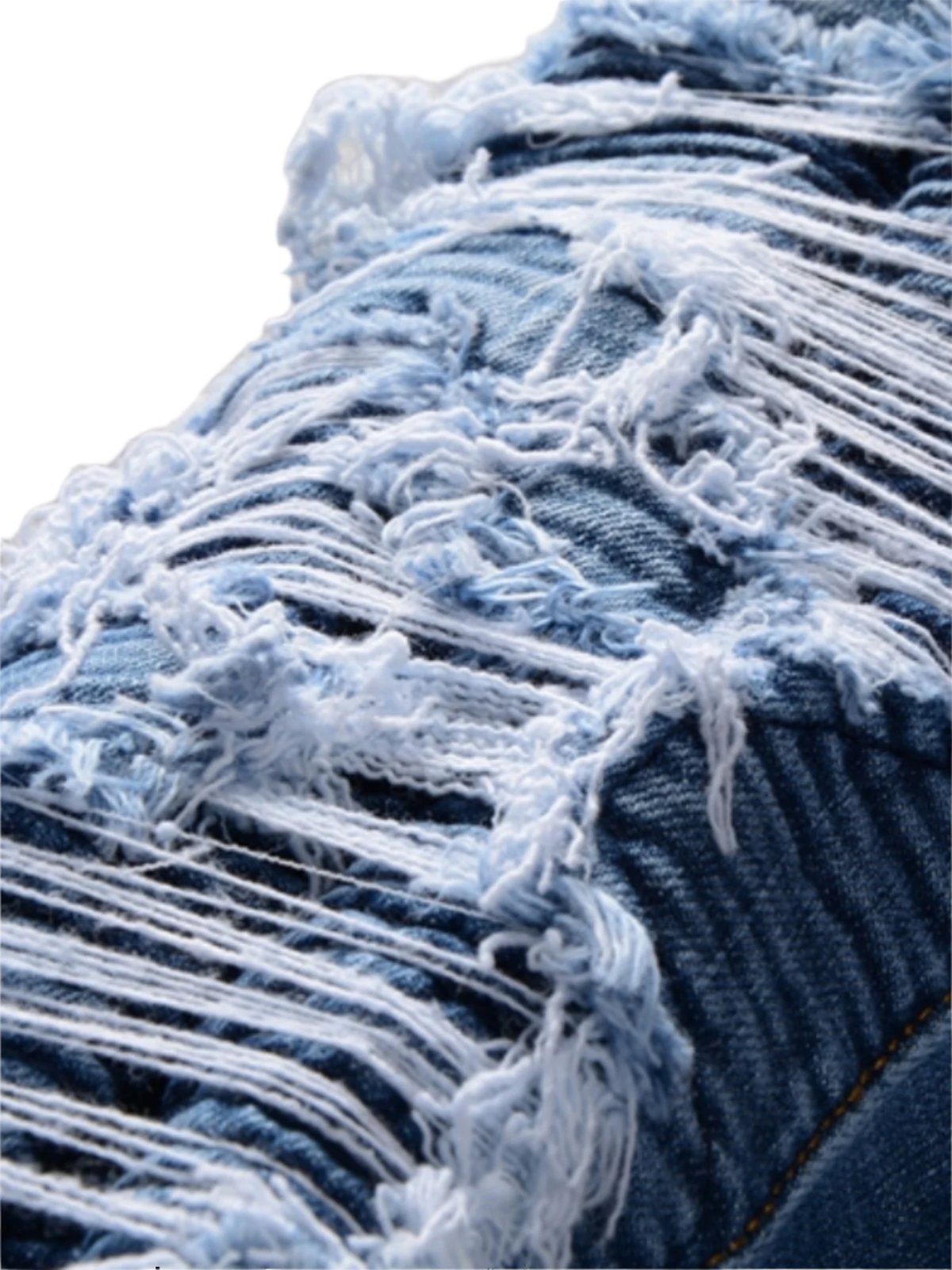 Denim Ripped Patch Jeans