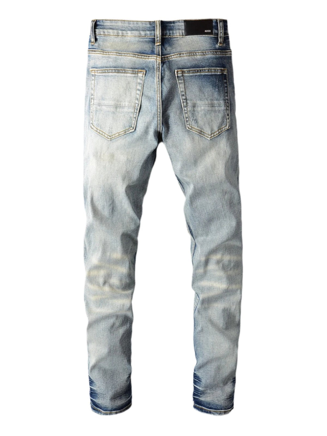 Denim Ripped Hot Pink Patch Jeans