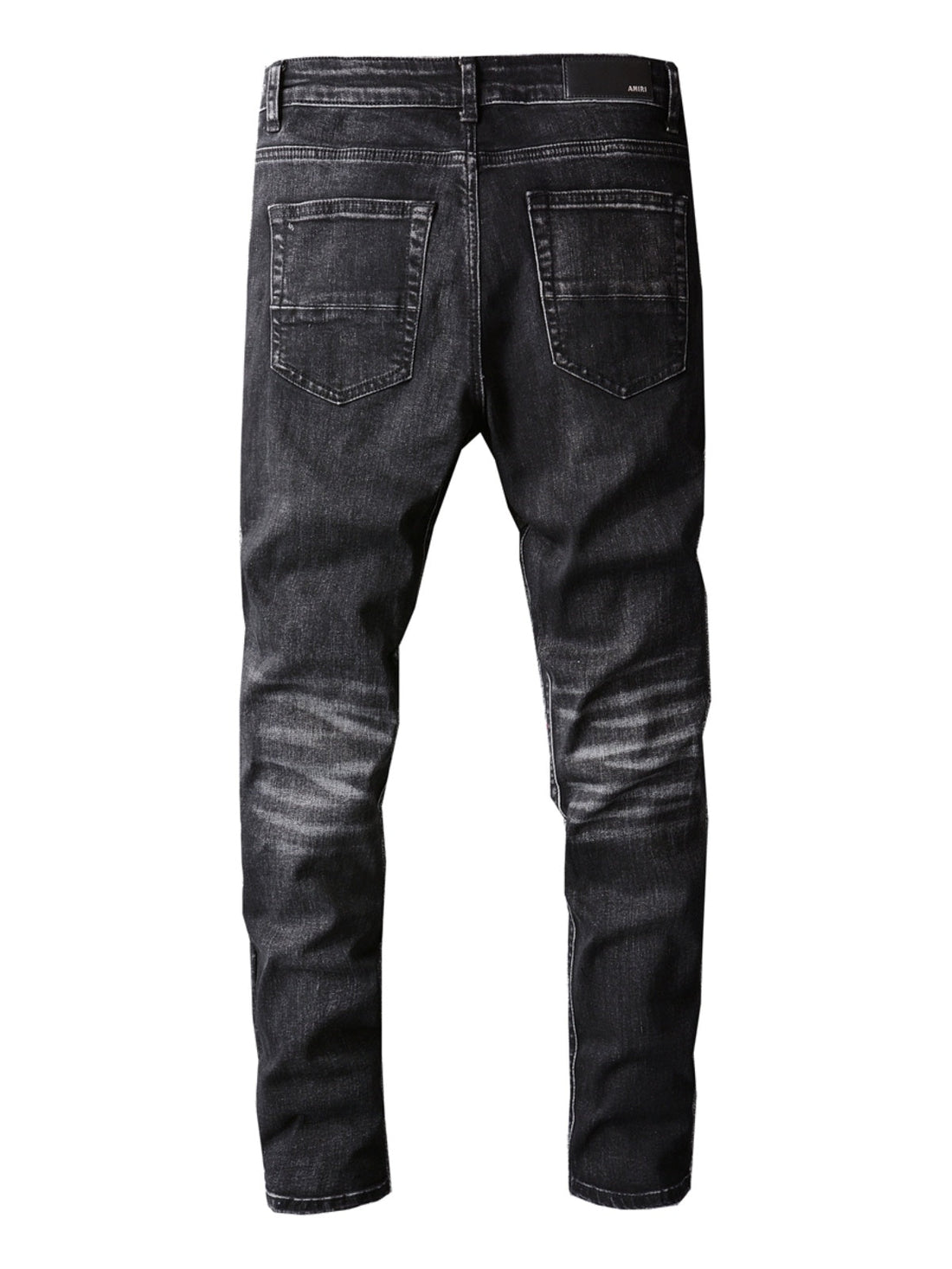 Black Ripped Hot Pink Patch Jeans