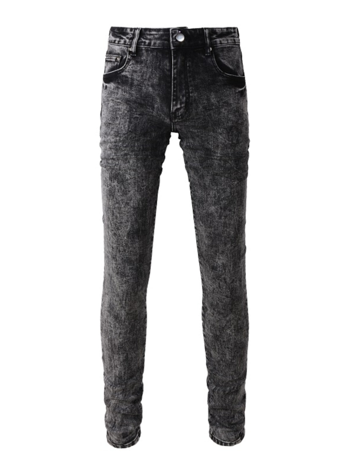 Smoke Grey Washed Classic Jeans