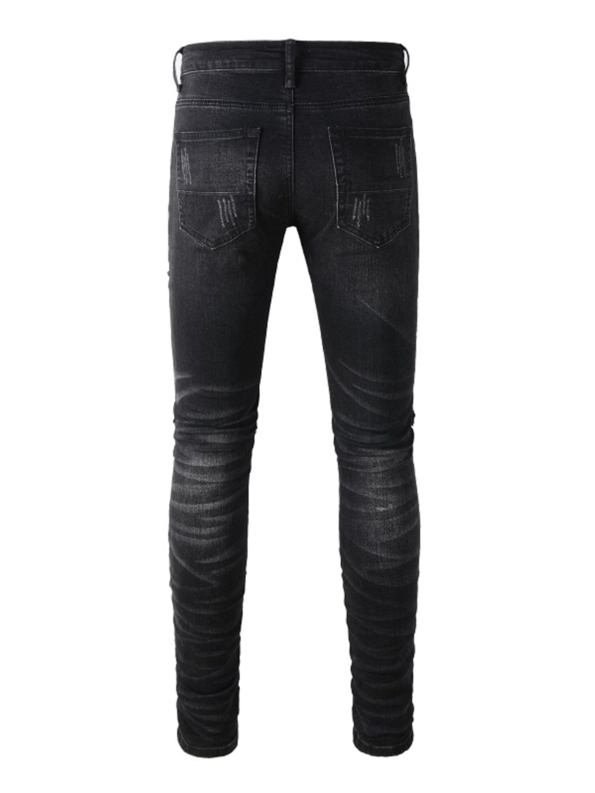 Black Colourful Patch Jean