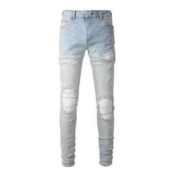 White Patch Jeans