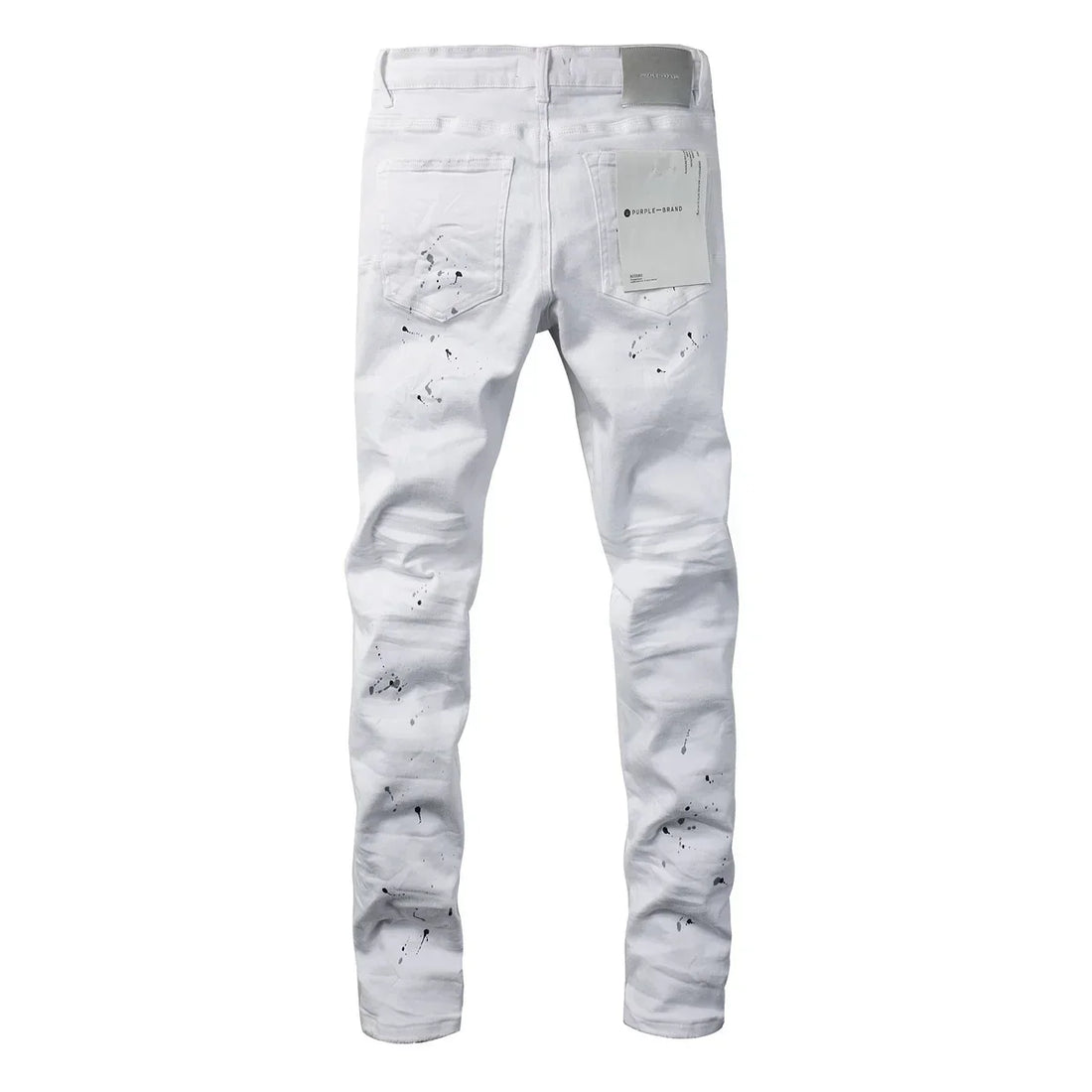 White Paint Old Fashion Jeans