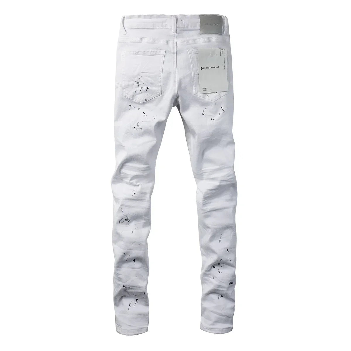 White Paint Old Fashion Jeans