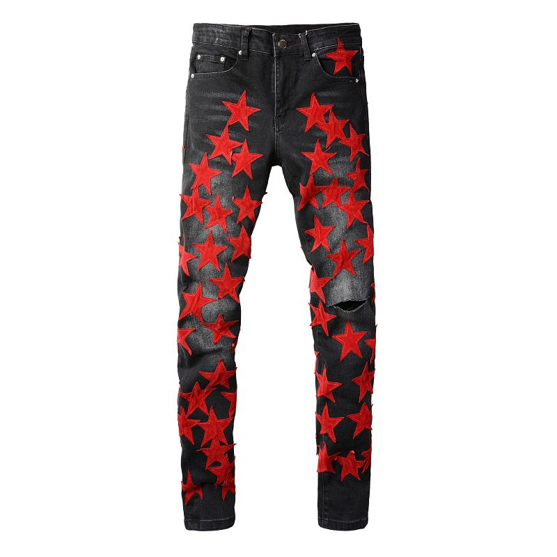 Red Stars Jeans