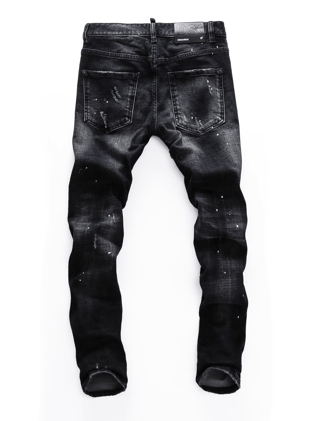 Black and Gray Paint Jeans