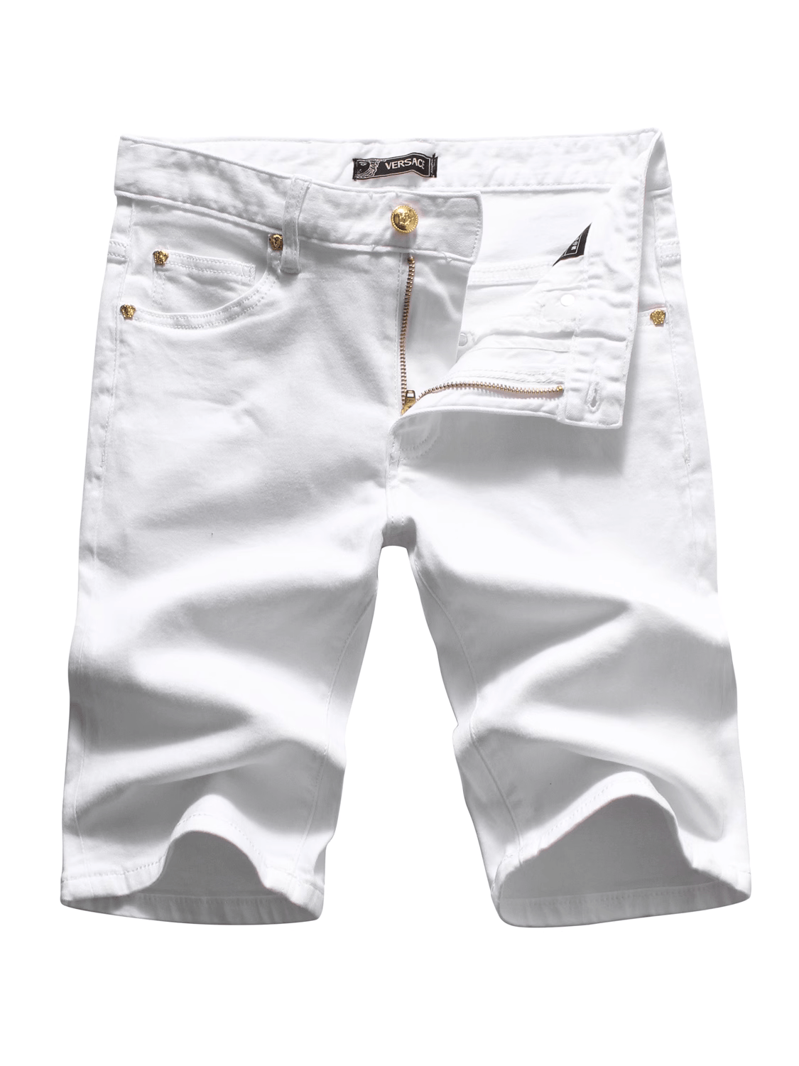 White Medusa Classic Jeans