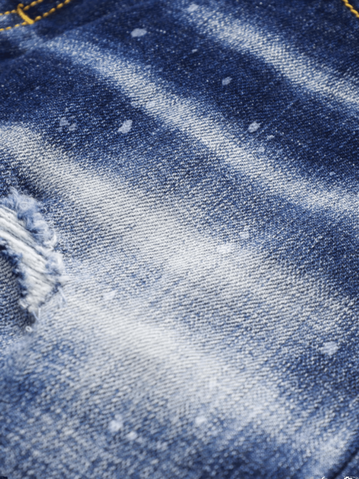 Washed Ripped Patch Jeans