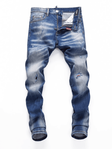 Washed Denim Classic Jeans