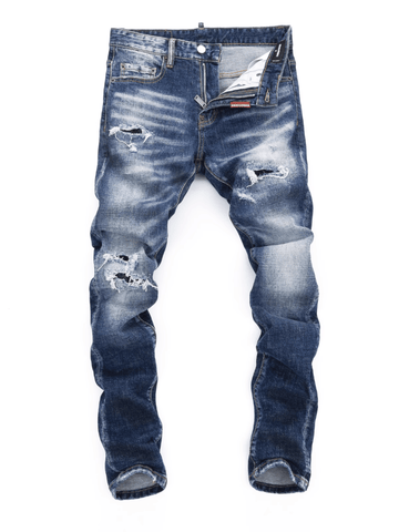 Blue Patch Jeans