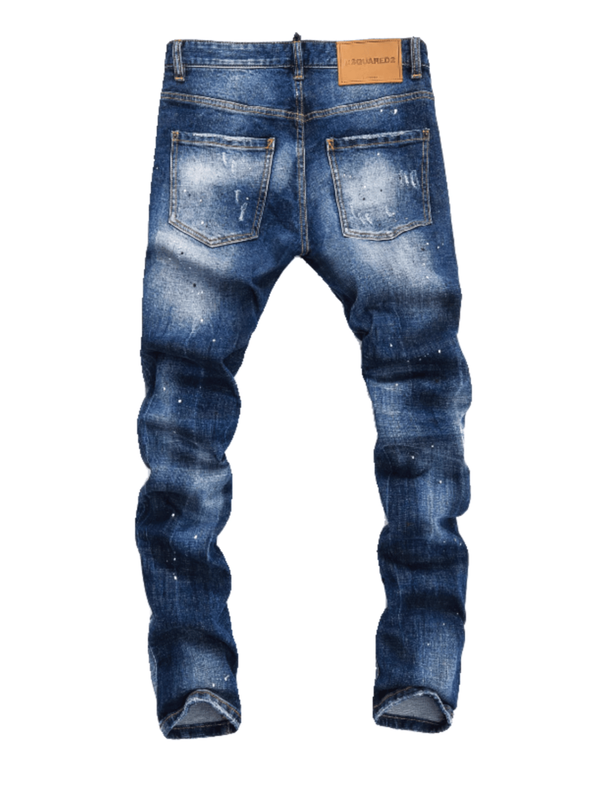 Light Blue Paint Jeans