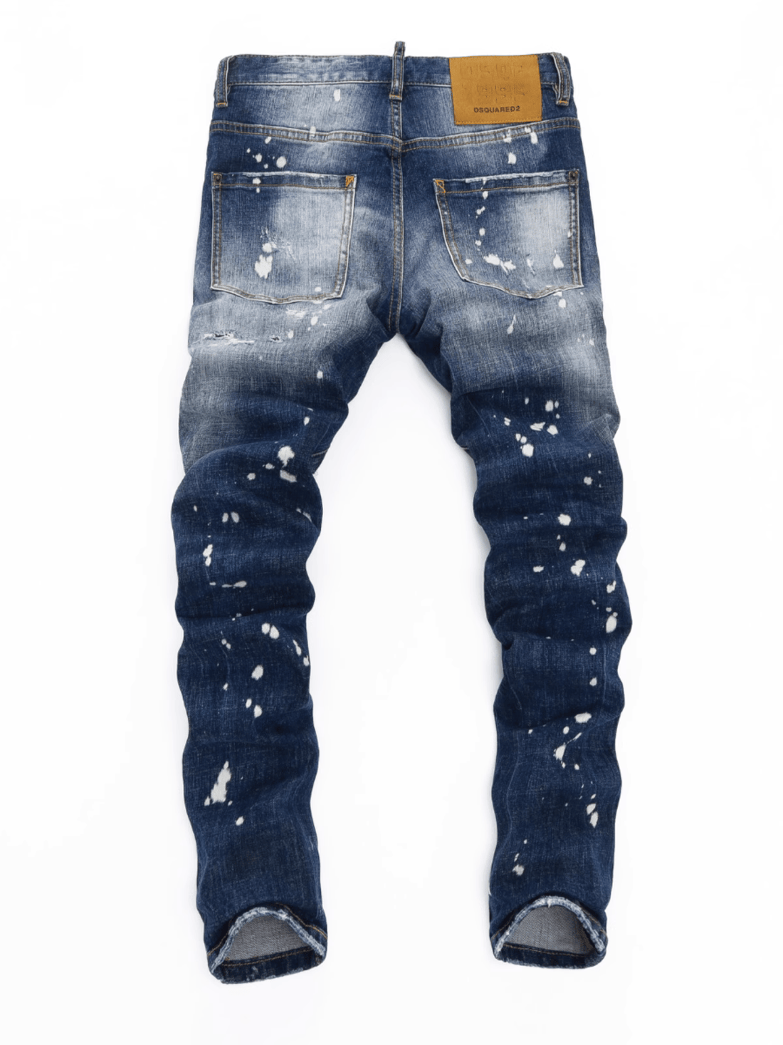 Dark Blue Patch Jeans