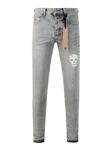 Stone Skull Patch Jeans
