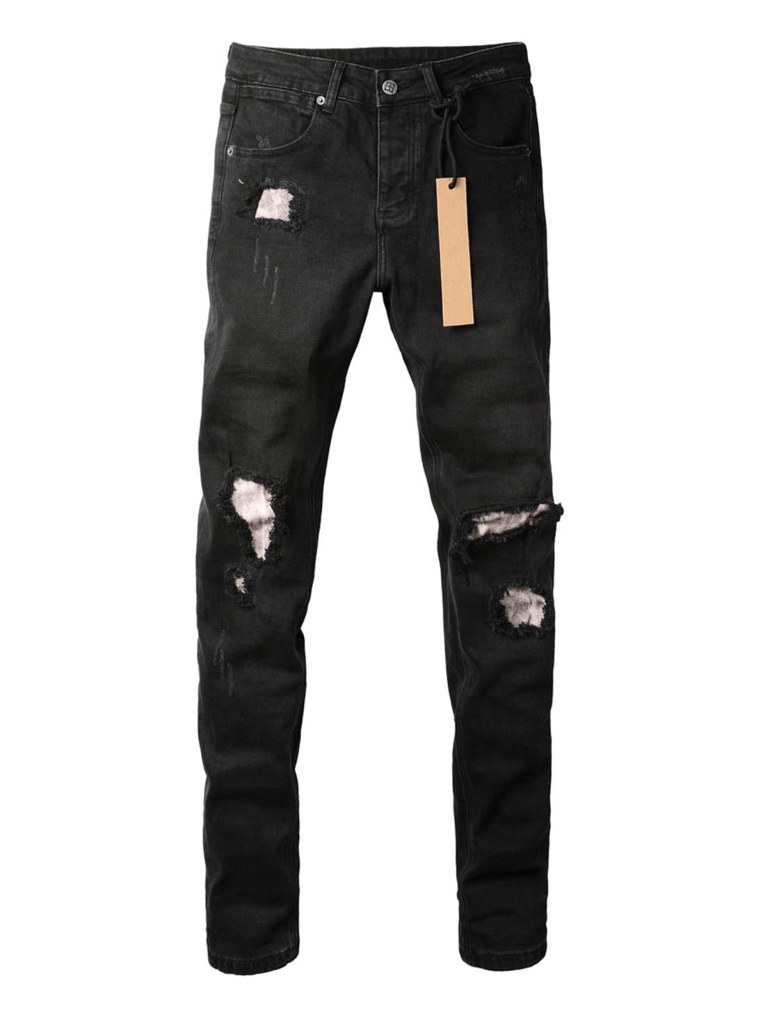 Charcoal Shred Patch Jeans